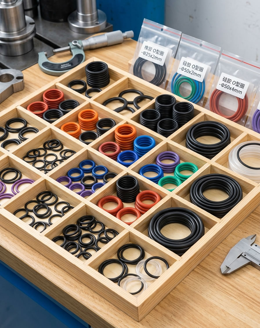 橡胶 O 型圈（Rubber O-Rings）｜耐高温厨房硅胶垫批量定制与OEM服务